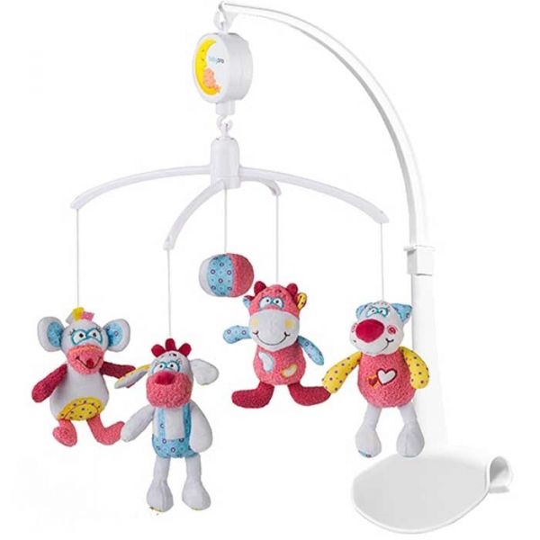 Музыкальный мобиль BabyOno 1614 Коровка Рози и друзья