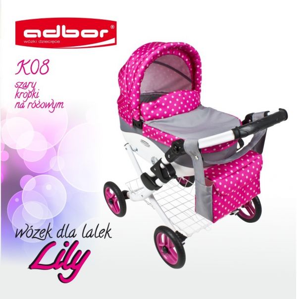 Коляска для кукол Adbor Lily Коляска для кукол Adbor Lily