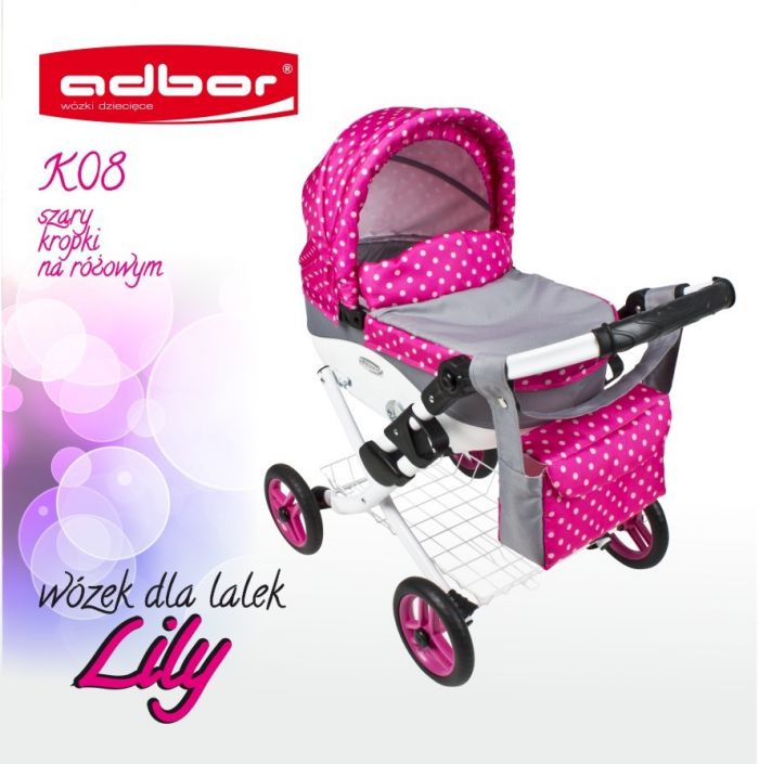 Коляска для кукол Adbor Lily