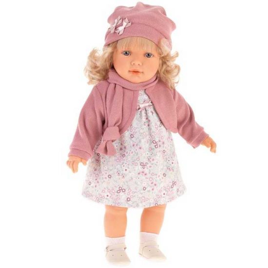Кукла Antonio Juan 1828 Меленита Лула в розовом 55 см
