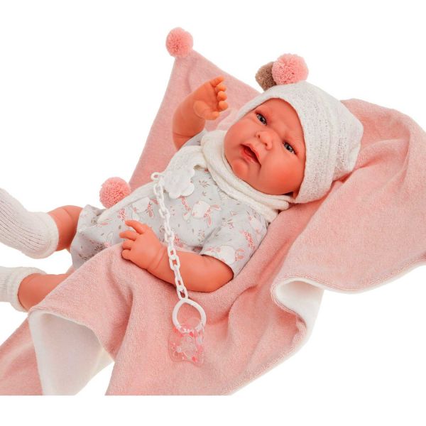 Кукла Antonio Juan 3308 Лиа в розовом 40 см