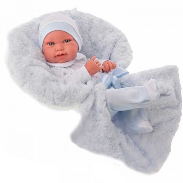 Кукла-младенец Antonio Juan 5005 Эдуардо в голубом 42 см