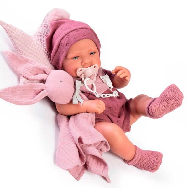 Кукла младенец Antonio Juan 50269 с кроликом Доу Доу 42 см Кукла младенец Antonio Juan 50269 с кроликом Доу Доу 42 см