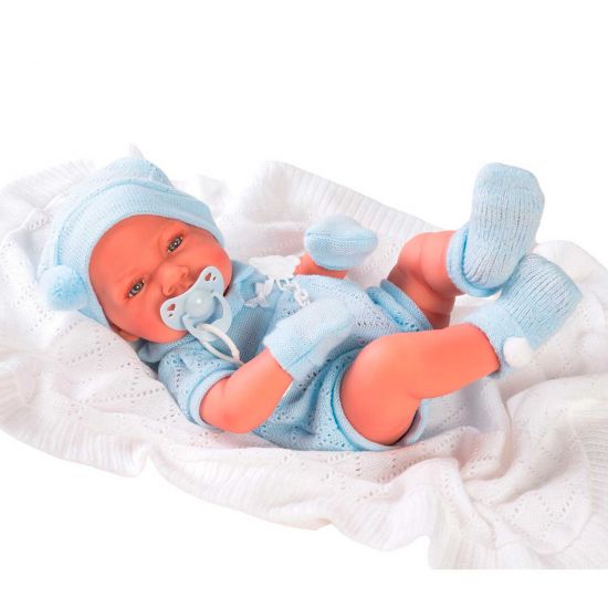 Кукла младенец Antonio Juan 5063 Тони в голубом 42 см