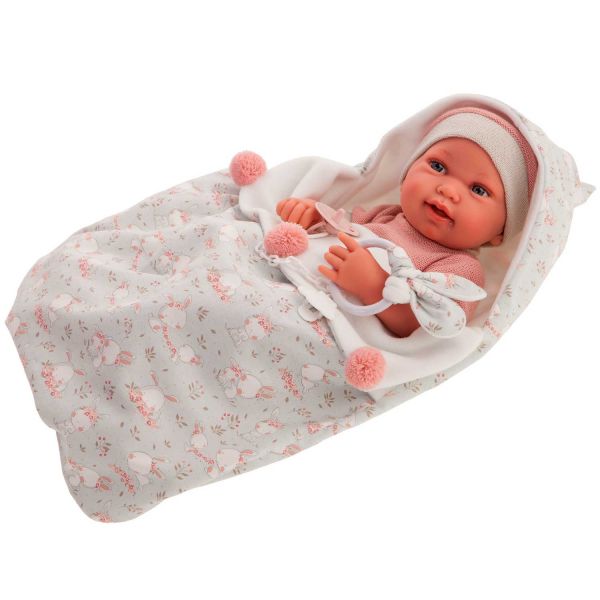 Кукла младенец Antonio Juan 50159 Pipa Saco Conejitos 42 см Кукла младенец Antonio Juan 50159 Pipa Saco Conejitos 42 см