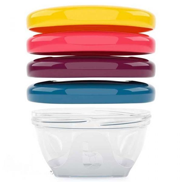Набор контейнеров для еды Babymoov Babybols 4 шт, 120 мл