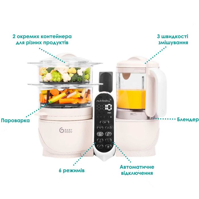 Кухонний комбайн Babymoov Nutribaby + Plus