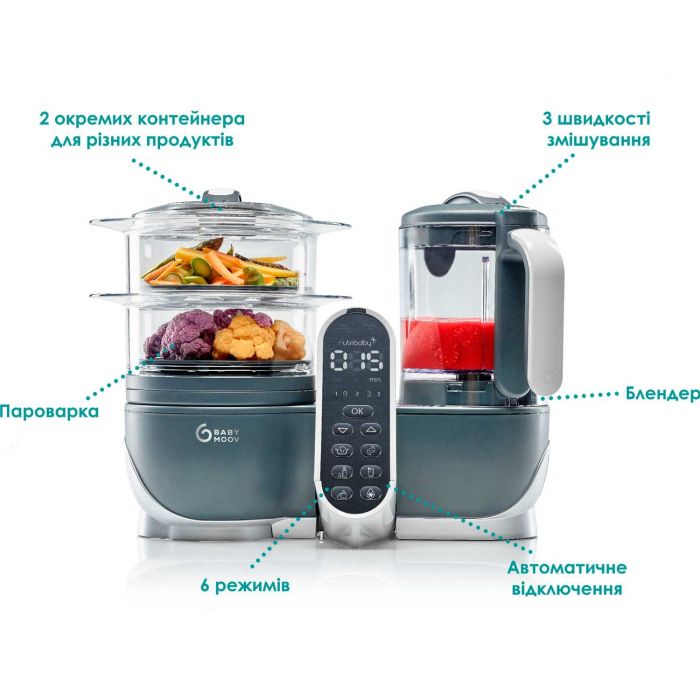 Кухонний комбайн Babymoov Nutribaby + Plus