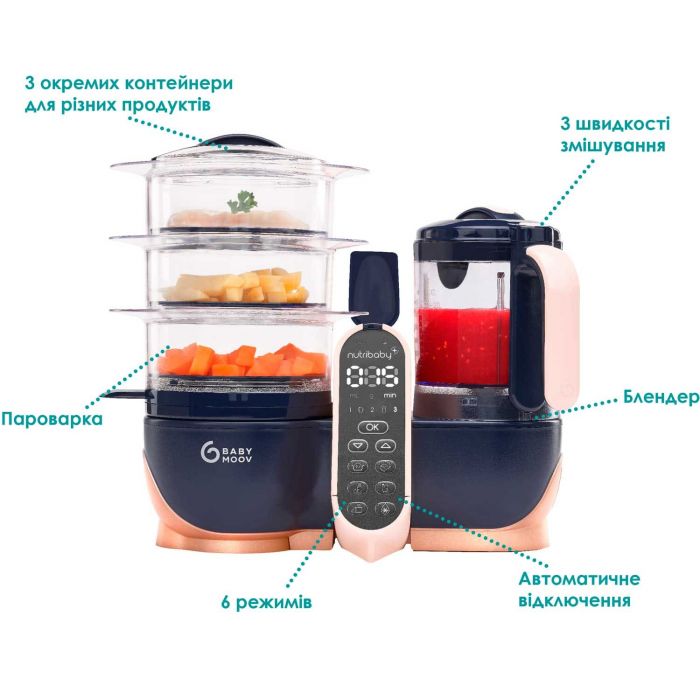 Кухонний комбайн Babymoov Nutribaby + Plus