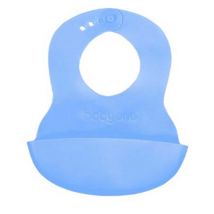 Силиконовый нагрудник с регулируемой застежкой BabyOno Силиконовый нагрудник с регулируемой застежкой BabyOno