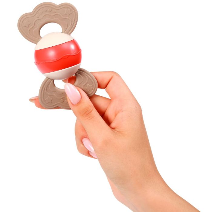 Игрушка погремушка с прорезывателем BabyOno Конфетка Игрушка погремушка с прорезывателем BabyOno Конфетка