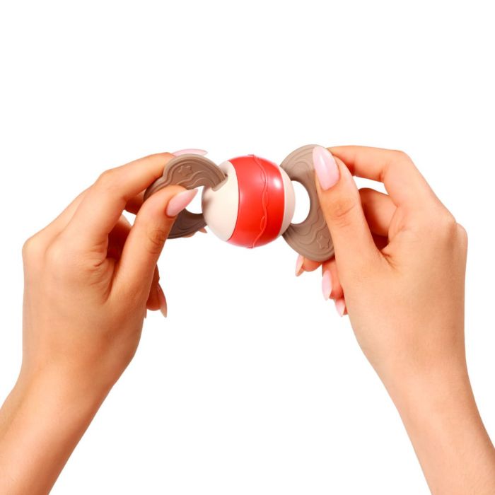 Игрушка погремушка с прорезывателем BabyOno Конфетка Игрушка погремушка с прорезывателем BabyOno Конфетка