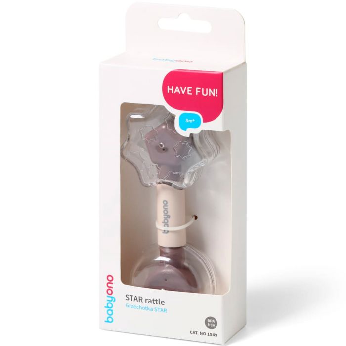 Іграшка брязкальце BabyOno 1549 Зірка Іграшка брязкальце BabyOno 1549 Зірка