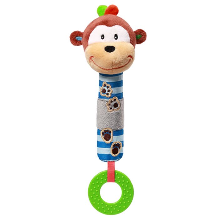 Игрушка с пищалкой Обезьянка Георгий BabyOno 619