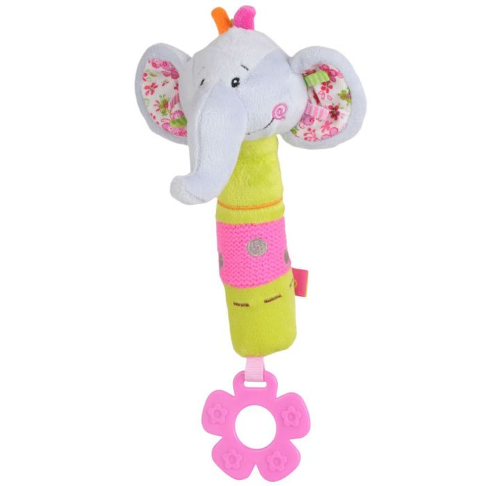 Игрушка с пищалкой Изобретательный слоник BabyOno 1193