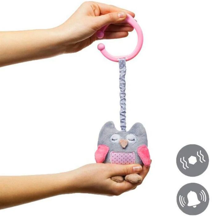 Мягкая игрушка с вибрацией Сова София 21х10 см BabyOno 442 Мягкая игрушка с вибрацией Сова София 21х10 см BabyOno 442