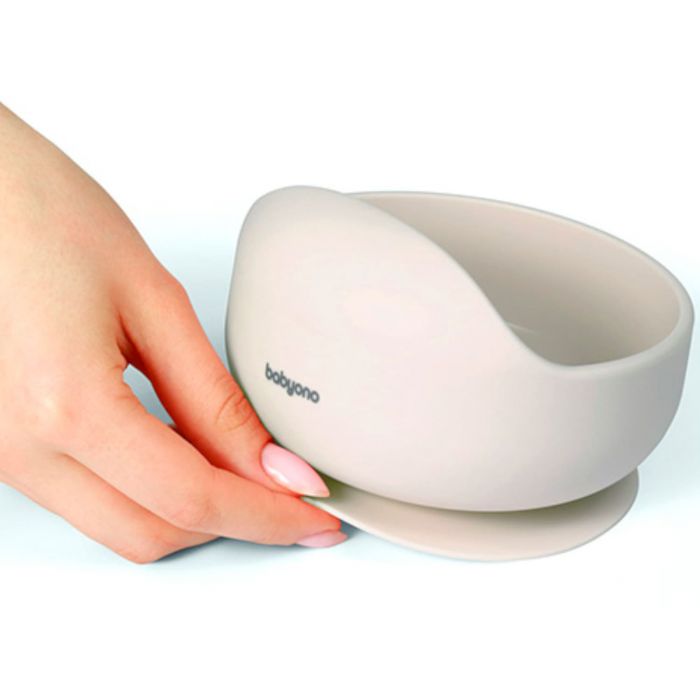 Детская миска с присоской силиконовая BabyOno Детская миска с присоской силиконовая BabyOno