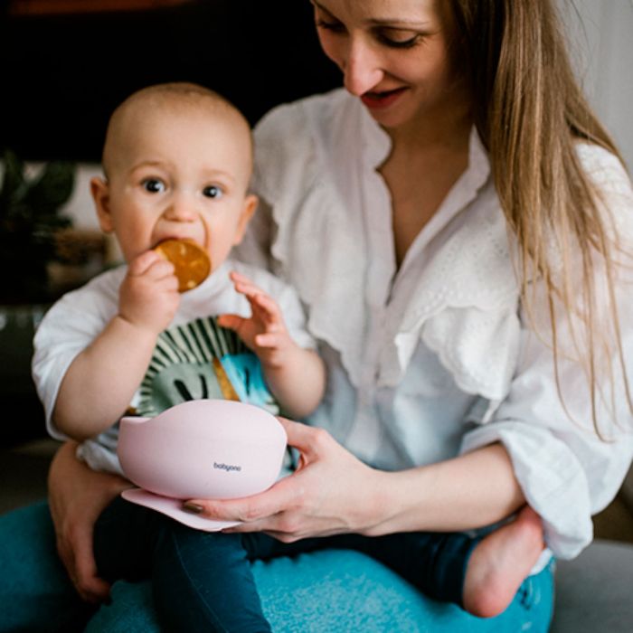 Детская миска с присоской силиконовая BabyOno Детская миска с присоской силиконовая BabyOno