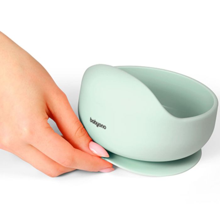 Детская миска с присоской силиконовая BabyOno Детская миска с присоской силиконовая BabyOno