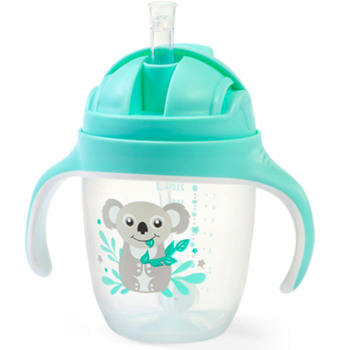 Поильник-непроливайка BabyOno с соломкой, 240 мл Поильник-непроливайка BabyOno с соломкой, 240 мл