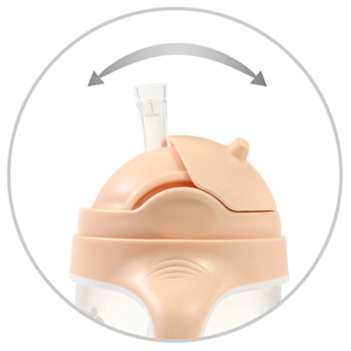 Поильник-непроливайка BabyOno с соломкой, 240 мл Поильник-непроливайка BabyOno с соломкой, 240 мл