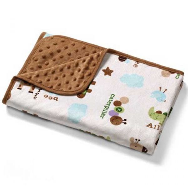 Детское одеяло двухстороннее BabyOno Пузырьки микрофибра