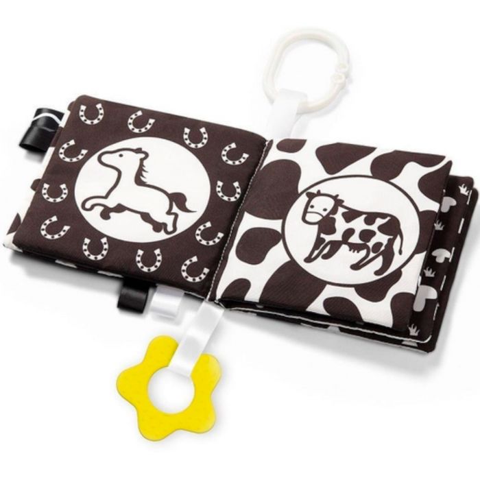 Развивающая мягкая книжечка Черное и Белое BabyOno 542