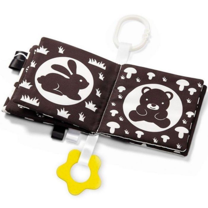 Развивающая мягкая книжечка Черное и Белое BabyOno 542