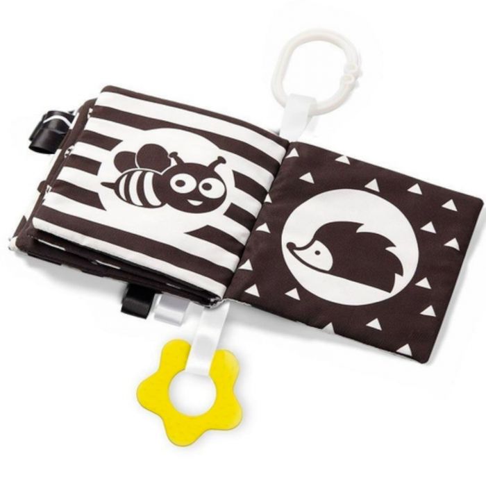 Развивающая мягкая книжечка Черное и Белое BabyOno 542