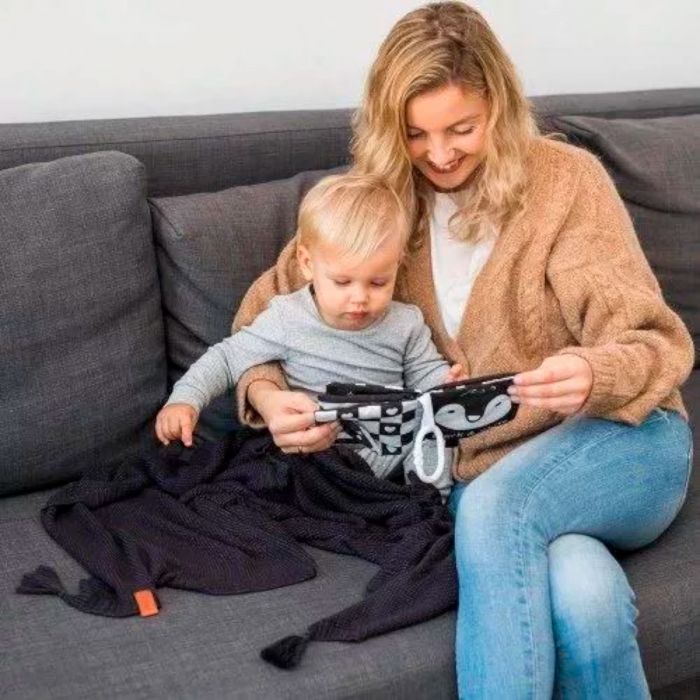 Развивающая мягкая книжечка Черное и Белое BabyOno 542