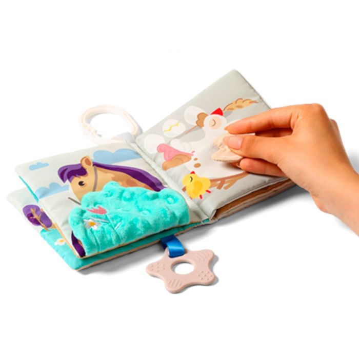 Развивающая мягкая книжечка На ферме BabyOno 1512