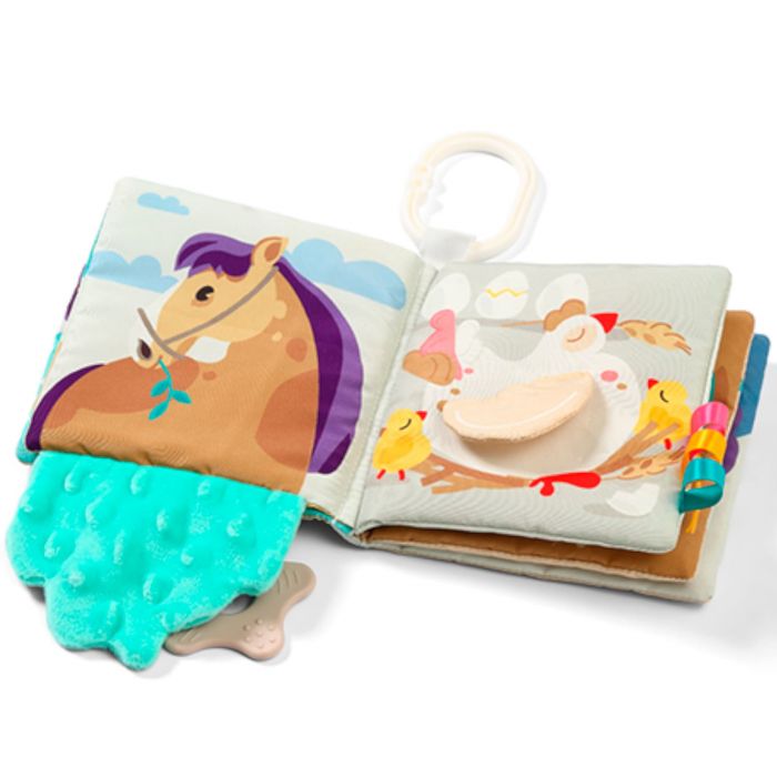 Развивающая мягкая книжечка На ферме BabyOno 1512