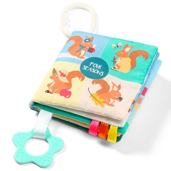 Развивающая мягкая книжечка Времена года BabyOno 1511