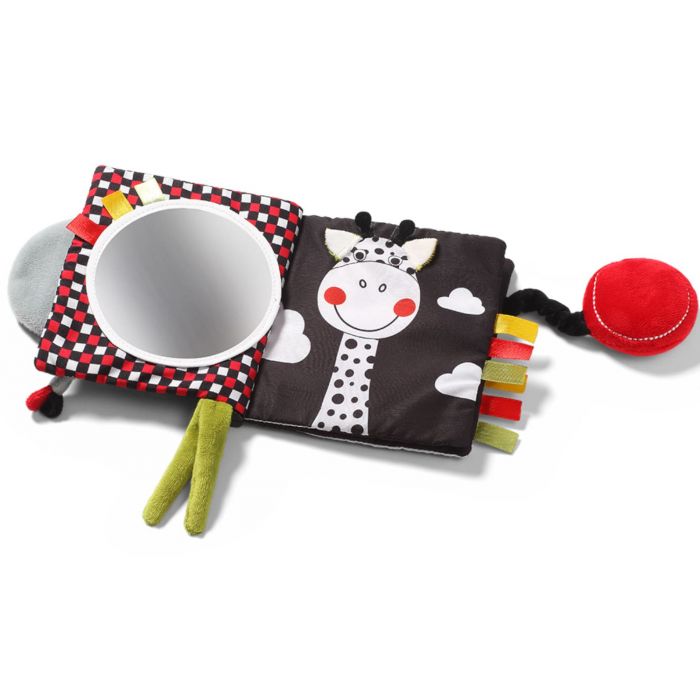 Развивающая мягкая книжечка C-More BabyOno 779 с зеркальцем