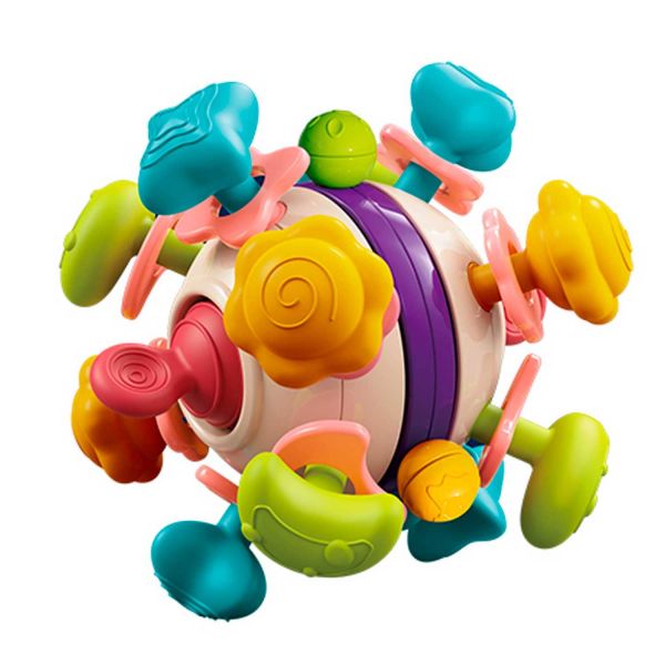 Игрушка сенсорная с прорезывателем Звездный шар Babyono 1585