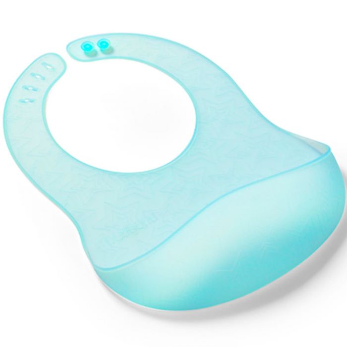 Силиконовый ультратонкий слюнявчик с карманом BabyOno Силиконовый ультратонкий слюнявчик с карманом BabyOno