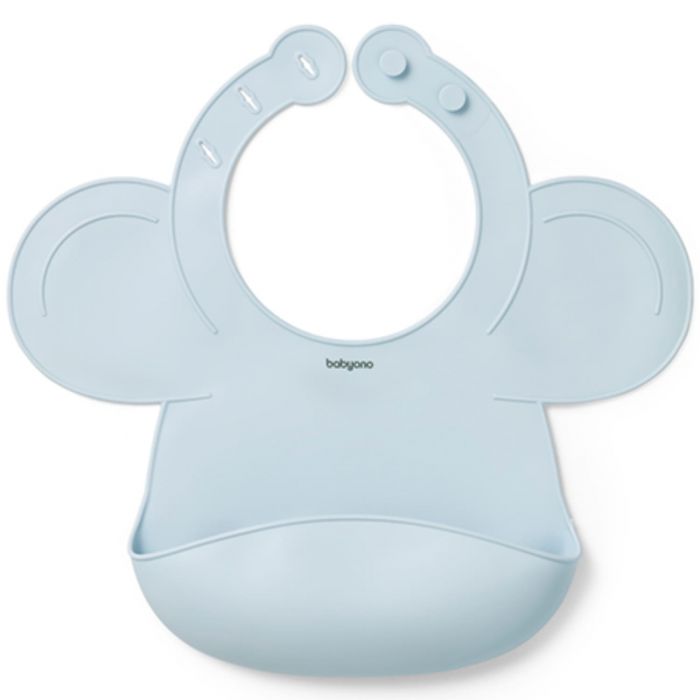 Силиконовый нагрудник с регулируемой застежкой BabyOno Силиконовый нагрудник с регулируемой застежкой BabyOno