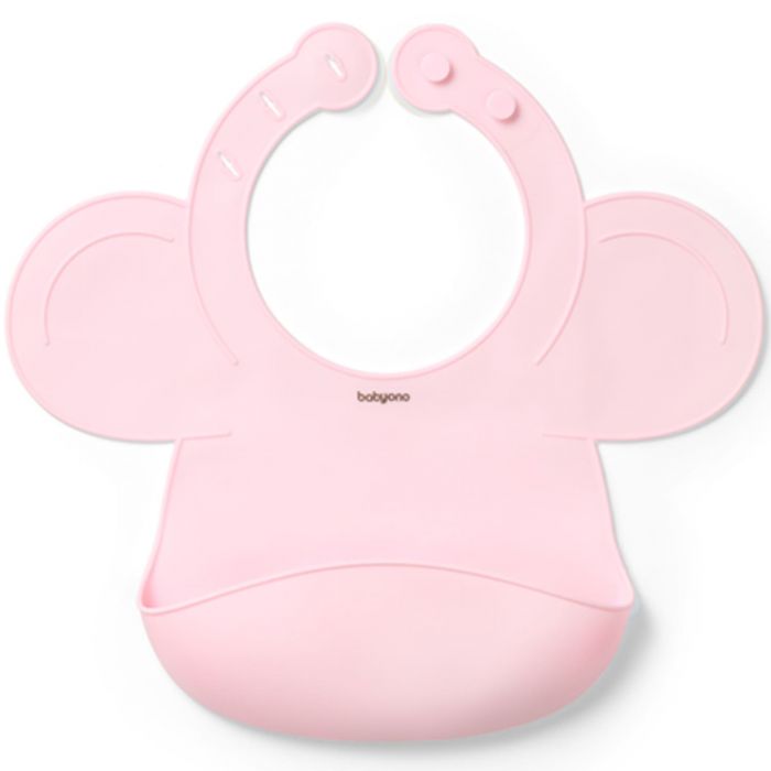 Силиконовый нагрудник с регулируемой застежкой BabyOno Силиконовый нагрудник с регулируемой застежкой BabyOno