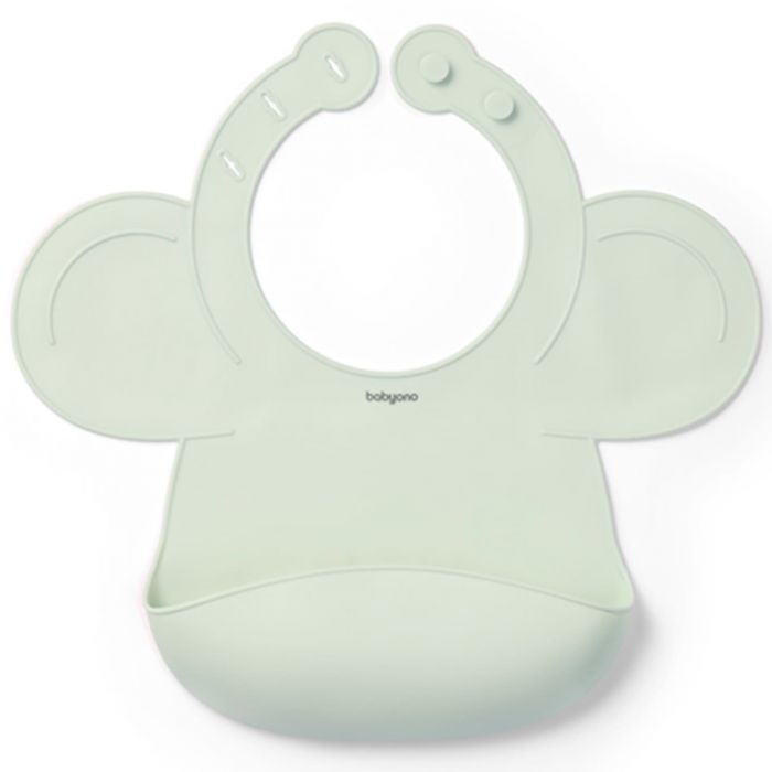 Силиконовый нагрудник с регулируемой застежкой BabyOno Силиконовый нагрудник с регулируемой застежкой BabyOno