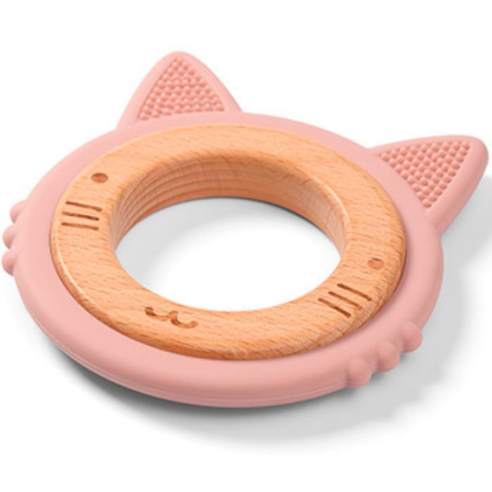Прорезыватель для зубов деревянно-силиконовый BabyOno Прорезыватель для зубов деревянно-силиконовый BabyOno
