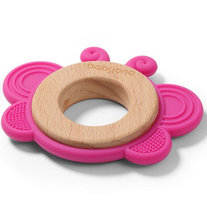Прорезыватель для зубов деревянно-силиконовый BabyOno Прорезыватель для зубов деревянно-силиконовый BabyOno