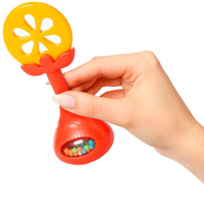 Прорезыватель для зубов развивающий с погремушкой BabyOno Прорезыватель для зубов развивающий с погремушкой BabyOno