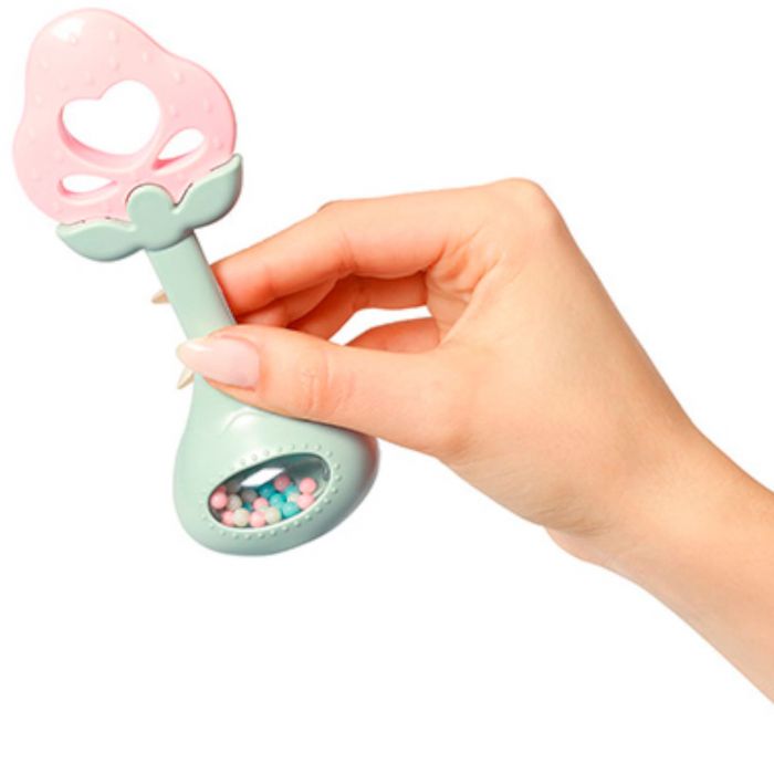 Прорезыватель для зубов развивающий с погремушкой BabyOno Прорезыватель для зубов развивающий с погремушкой BabyOno