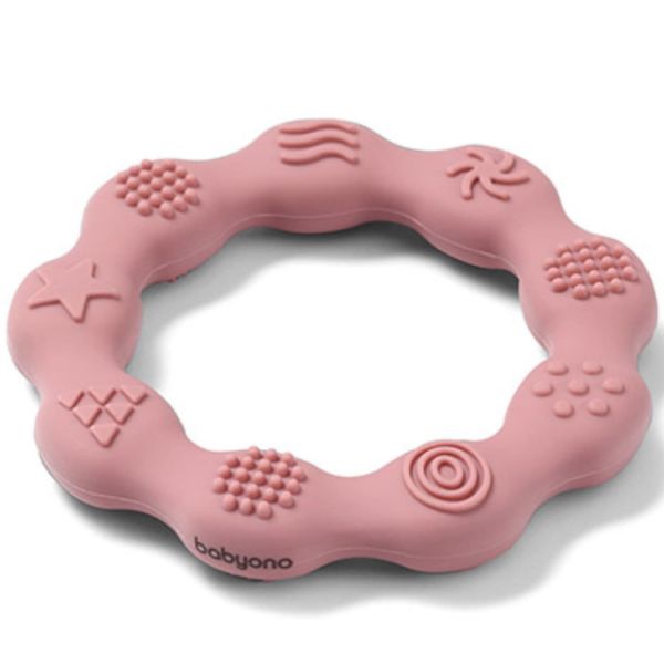 Прорезыватель для зубов силиконовый BabyOno Кольцо Прорезыватель для зубов силиконовый BabyOno Кольцо