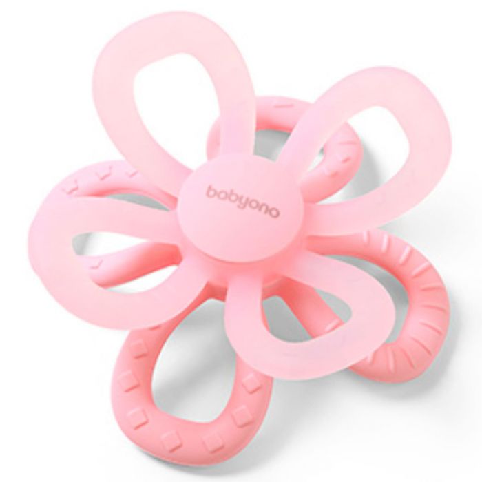 Прорезыватель для зубов силиконовый BabyOno Flower Прорезыватель для зубов силиконовый BabyOno Flower