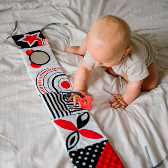 Развивающая мягкая сенсорная книжечка Морской мир Babyono 1563