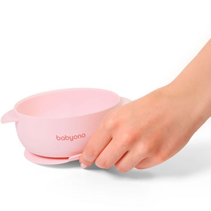 Детская силиконовая миска с присоской и крышкой BabyOno Детская силиконовая миска с присоской и крышкой BabyOno