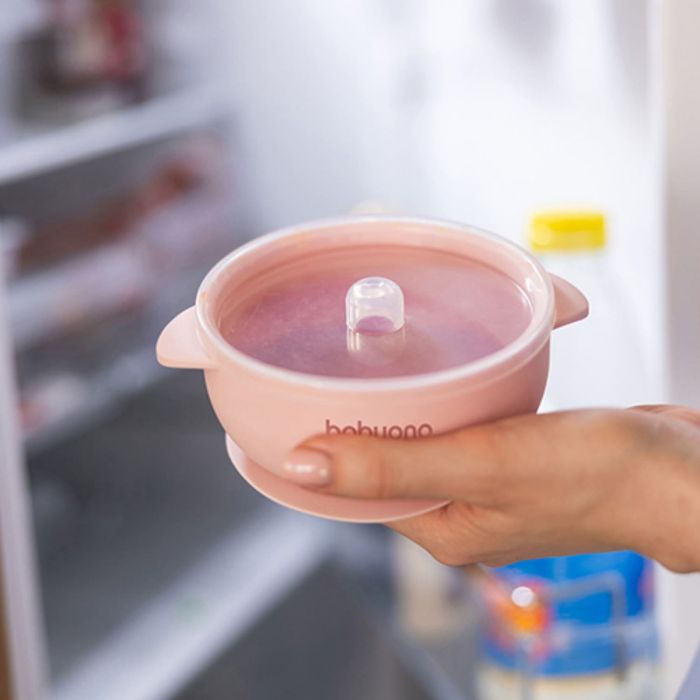 Детская силиконовая миска с присоской и крышкой BabyOno Детская силиконовая миска с присоской и крышкой BabyOno