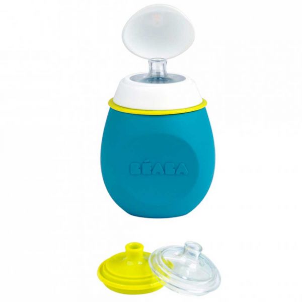 Поильник из силикона Beaba Baby Squeez 2 в 1