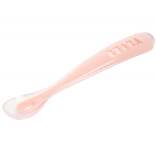 Силиконовая эргономическая ложка Beaba